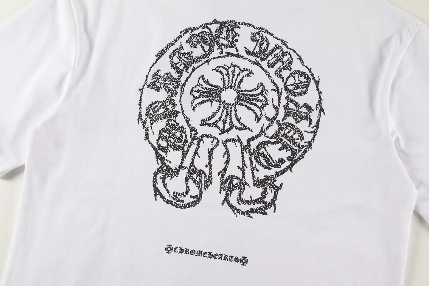 🅿️146 Style: 2025 new Croix Heart short-sleeved T-shirt Material: High version 300g double yarn combed cotton Size: S～XL Color: White Style number: Z013